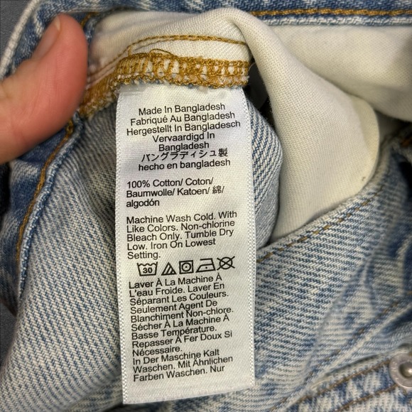 J.Crew 90s Vintage Baggy Jeans Light Wash Distressed Denim Womens Size 30 - Picture 7 of 13